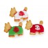 Dolci Impronte Tray with Christmas Puppies - 225g