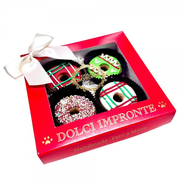 Dolci Impronte - Xmas Mini Donuts in Box - 55g - Limited Edition