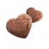 Dolci Impronte - Trilogy Collection - Baci di Cuore -  Biscotti alla Carruba 180g in scatola laminata- Confezione 3 scatole