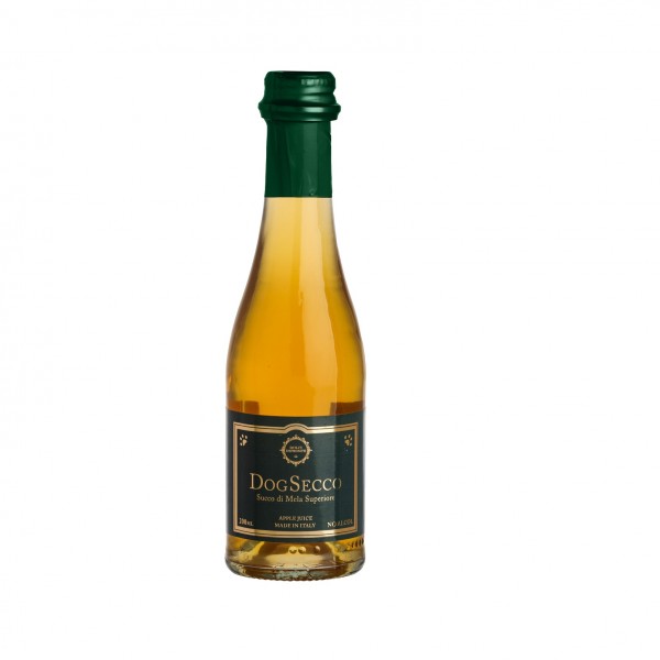 Dolci Impronte - DogSecco - Pack 6 Bottles- 100% Apple Juice - Made in Italy