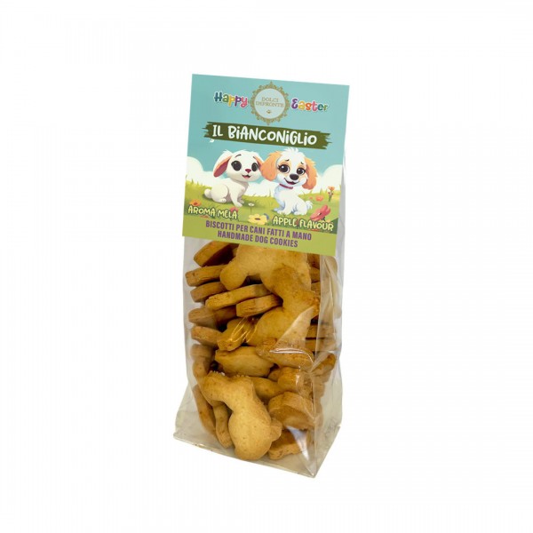 Dolci Impronte - Il Bianconiglio Apple Flavored Biscuits - 150g - Pack 3 pcs