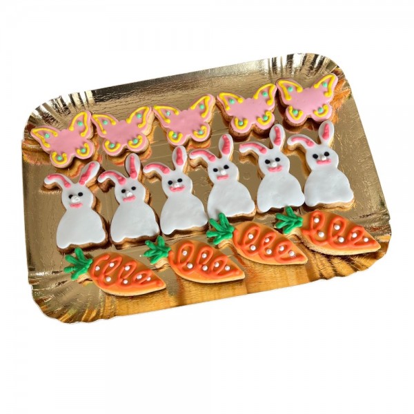 Dolci Impronte - Easter - Tray Bunny Carrot Butterfly 261g