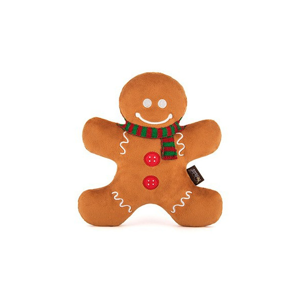 Play - Christmas Dog Toys - Holiday Classic Collection - Gingerbread Man