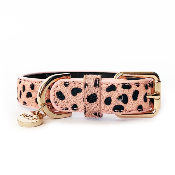 Milk&Pepper Guepard Rose - Collare Cuoio -